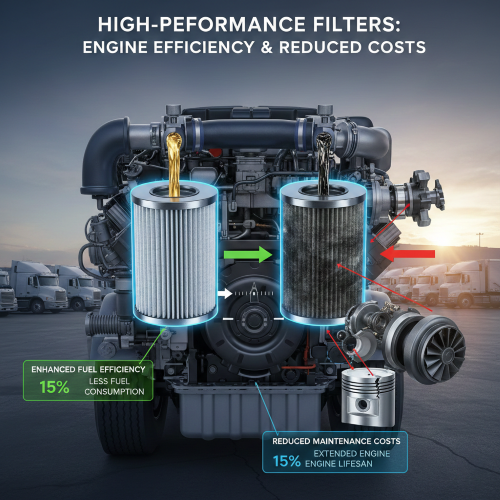 How High-Performance Filters Improve Engine Efficiency and Reduce Operating Costs