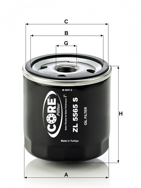 Oil Filter-ZL 5565 S-03L 115 561 A